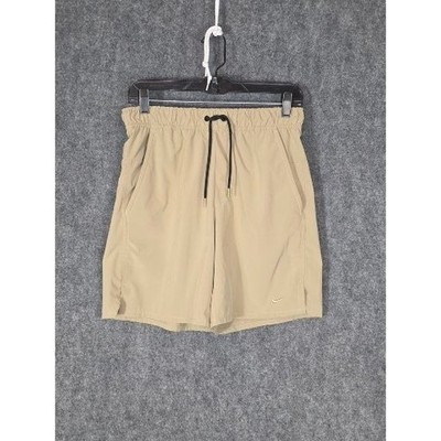 Nike Dri FIT Unlimited Versatile Training Shorts Men Small Khaki Tan DV9340-247