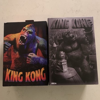 NECA King Kong Ultimate 7-inch Action Figure Bundle Lot of 2 With Accessories