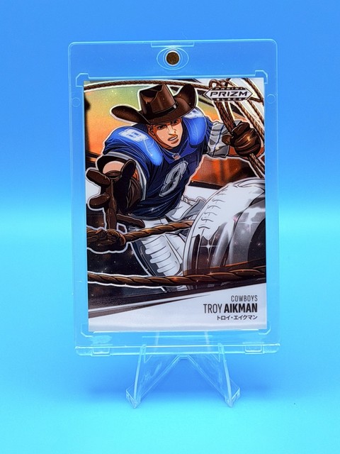 2025 Panini Prizm Black TROY AIKMAN Manga Case Hit SSP Cowboys 🔥 Rare Insert