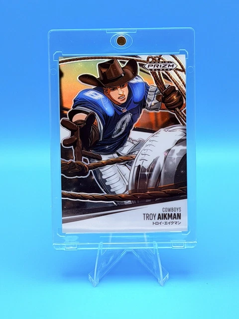 2025 Panini Prizm Black TROY AIKMAN Manga Case Hit SSP Cowboys 🔥 Rare Insert