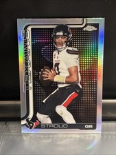 Topps Chrome NFL 2025 CJ Stroud Lightboard Logo Refractor SSP Texans #119