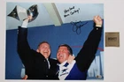 JIMMY JOHNSON DALLAS COWBOYS SIGNED 16x20 Super Bowl Champs PHOTO w/HowBout BAS
