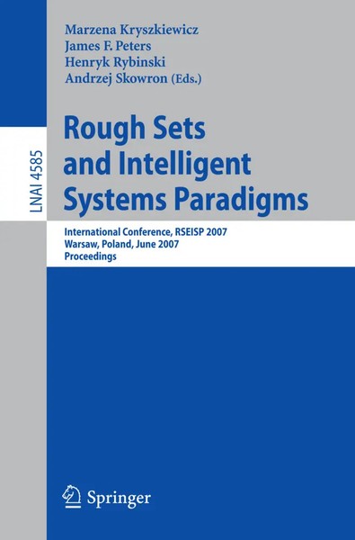 Rough Sets And Intelligent Systems Paradigms Marzena Kryszkiewicz (U. A.) Buch-image