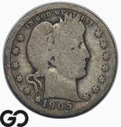 1905-O Barber Quarter, Better New Orleans Issue