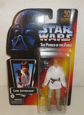 HASBRO / STAR WARS /POWER OF THE FORCE / LUKE SKYWALKER / 50 J.  LUCASFILM /#152