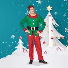 Northlight Men's Elf costumeIncludes jacket,pants,and hat size:PLUS SIZE