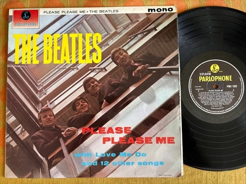 The Beatles Please Please Me  VG+  UK LP  Vinyl Summer/ Fall 1963 Pressing