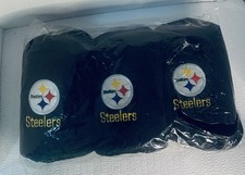 PITTSBURGH STEELERS DRIVER HEADCOVER - NFL Plush Head Cover NEW SET OF 3
