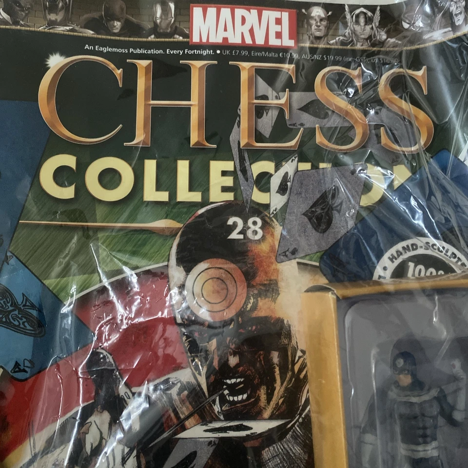 BULLSEYE Black Pawn Eaglemoss Marvel Chess Piece Figurine &  Magazine Sealed — 第 3/4 张图片