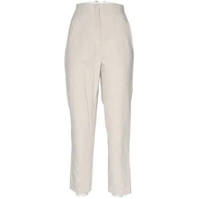 Zara, pantalon en tissu, taille : XS, beige, élasthanne/polyester/viscose, un... - Photo 1/4
