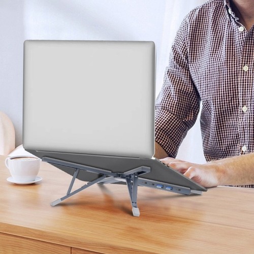 Ergonomic Laptop and Tablet Stand Adjustable With USB TypeC PD100W Adapter - Photo 2/10