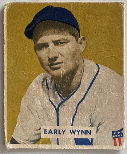 Early Wynn #110 1949 Bowman card