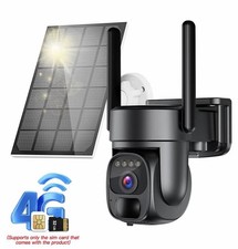 Outdoor 4G LET 2K  Solar Powered Security Camer