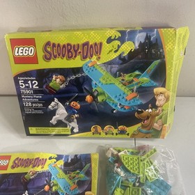 Lego Scooby-Doo 75901 Mystery Plane Adventures w/ Box & Booklet **Incomplete**