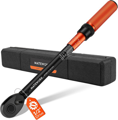 1/2 Inch Drive Click Torque Wrench 10-180 Ft.Lb/13.6-244.1 Nm