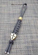 Brass Cross Lanyard Bead Knife Tool Paracord Beads, Handmade Lanyard  