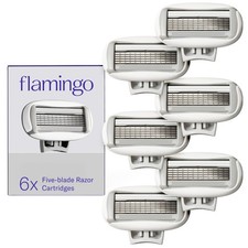 Flamingo Women's Razor Blade Refill Cartridges 6 Count Comfort System