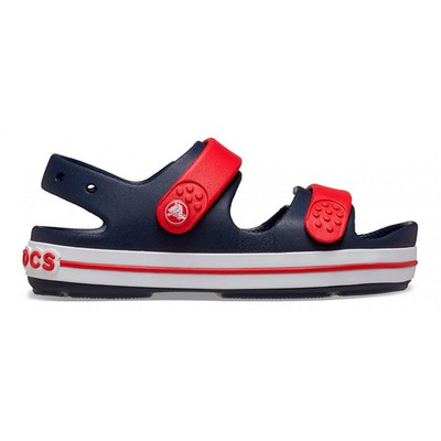 Crocs Crocband Cruiser Sandale Kleinkind blau/rot