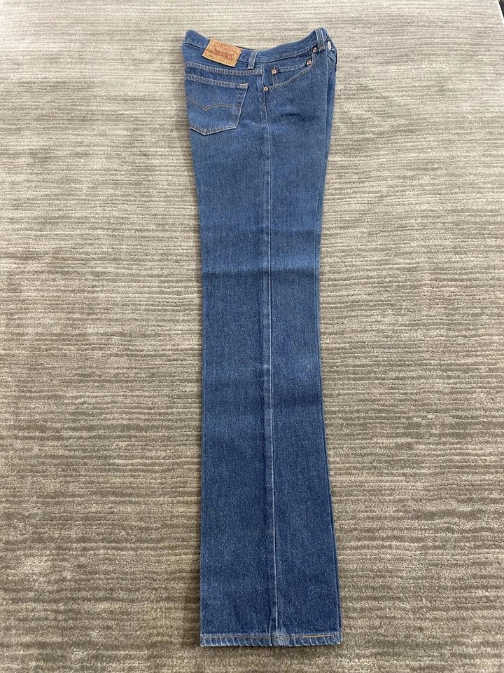 VTG Levis 501XX Jeans Mens 32x40 (fits 29x36.5) Blue Denim Button Fly USA 90s - Image 2 of 4
