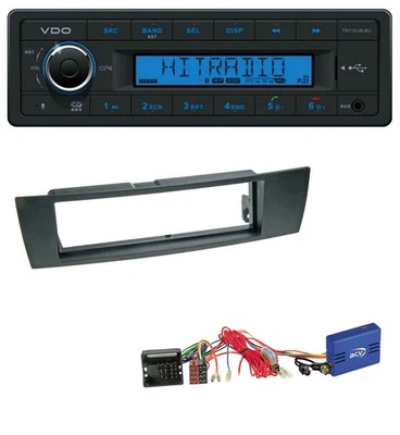 VDO Bluetooth CAN-Bus USB MP3 Autoradio für BMW 1er E87 2004-2013 schwarz - Bild 1 von 4