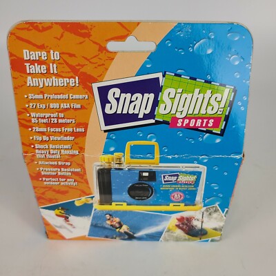 MRY-SNAP　水中カメラ　SNAP SIGHTS Snap Sights Reusable 35mm Underwater Camera W/Instructions