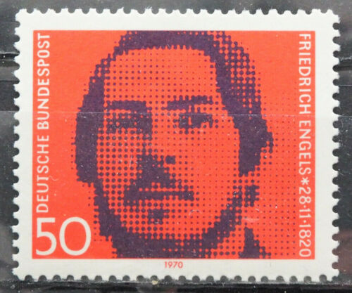 🇩🇪 Bund Michel Nr. 657 Postfrisch** (1970)  150 Geburtstag von Friedrich Engel - Imagen 1 de 1