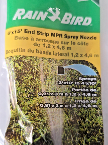 17 pcs - Rain Bird 4' x 15’ End Strip MPR Spray Nozzle 15EST **NEW SEALED** - Picture 3 of 6