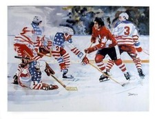 Andy Donato, Olympic Hockey 4, Lithograph, signed in the plate