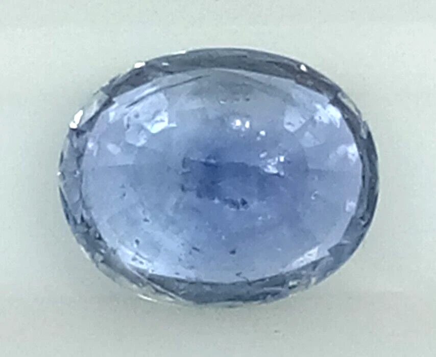 NATURAL SRILANKA BLUE SAPPHIRE 3.02 Cts BEAUTIFUL COLOR LUSTER OVAL LOOSE STONE - Image 4 of 4