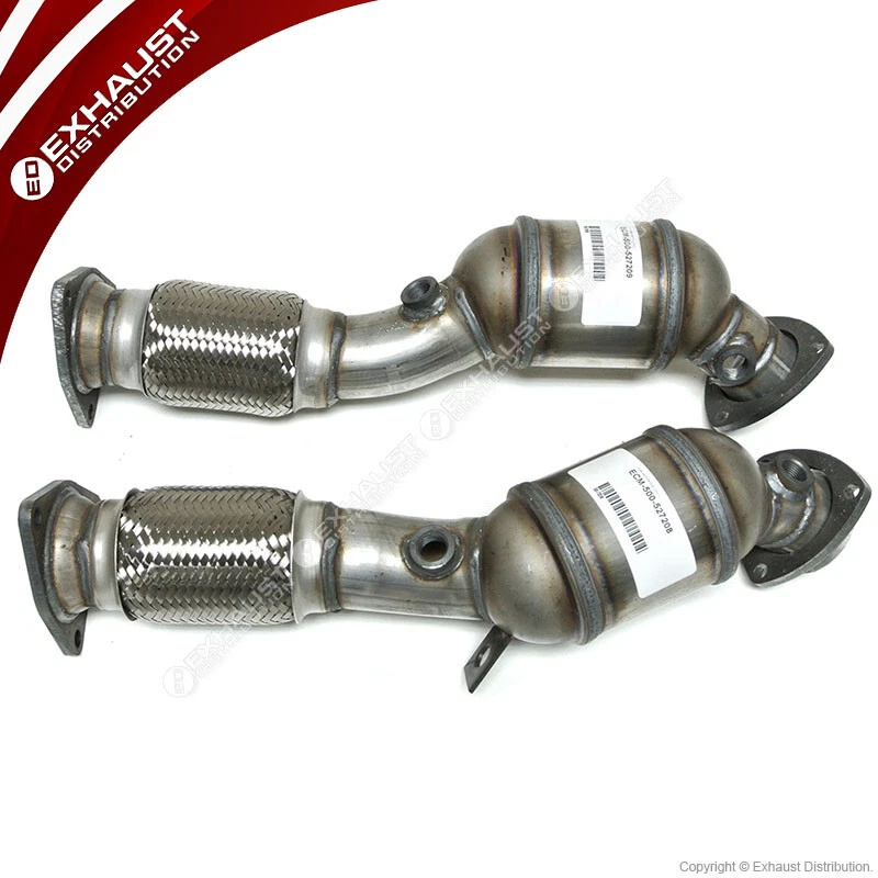 Convertidor catalítico delantero Volkswagen Touareg 4,2 L 2004-2007 2 piezas Foto 2 de 4