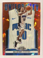 Contenders Optic Cole Anthony Uniformity Red Cracked Ice Prizm Rookie SP RC #34