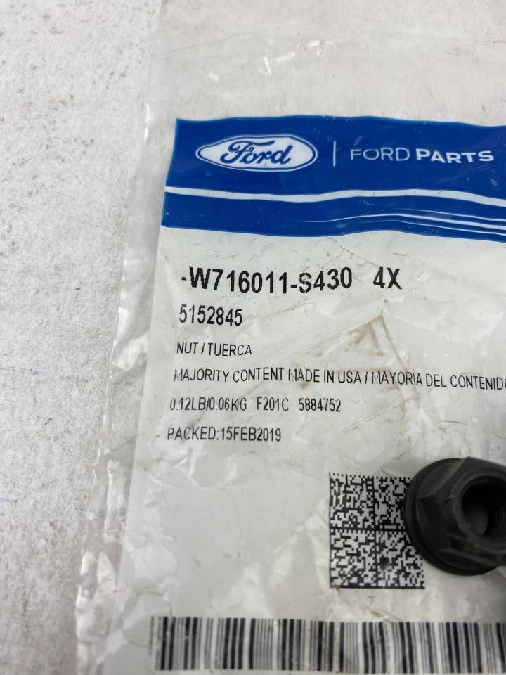 Paquete de 4 maniford originales Ford OEM con tuercas convertidoras W716011-S430 Foto 2 de 4