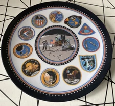NASA Texas Ware Apollo Space Program 10" Melamine Plate Retro