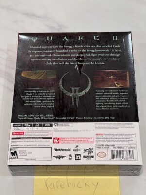Quake II 2 Special Edition (Nintendo Switch) NEW SEALED NEAR-MINT
