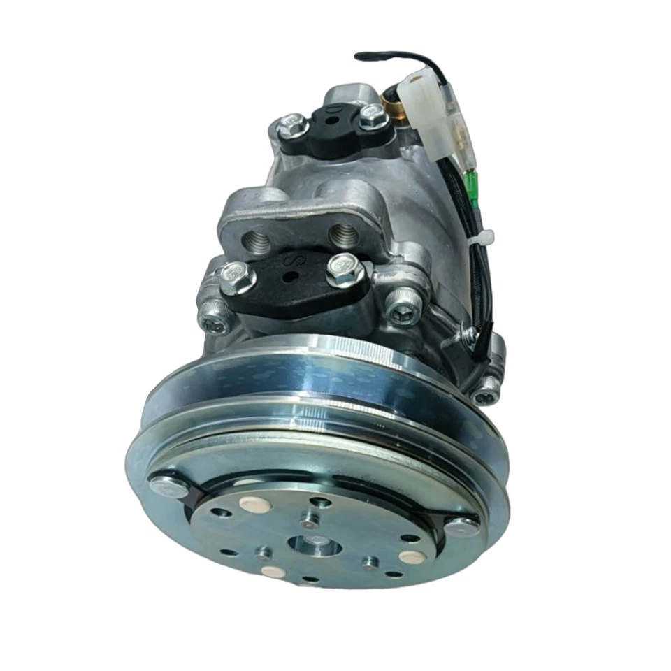 24V AC Compressor SS99D SS-99D for Komatsu PC75UU-3 Excavator 9710271911 - Image 3 of 4