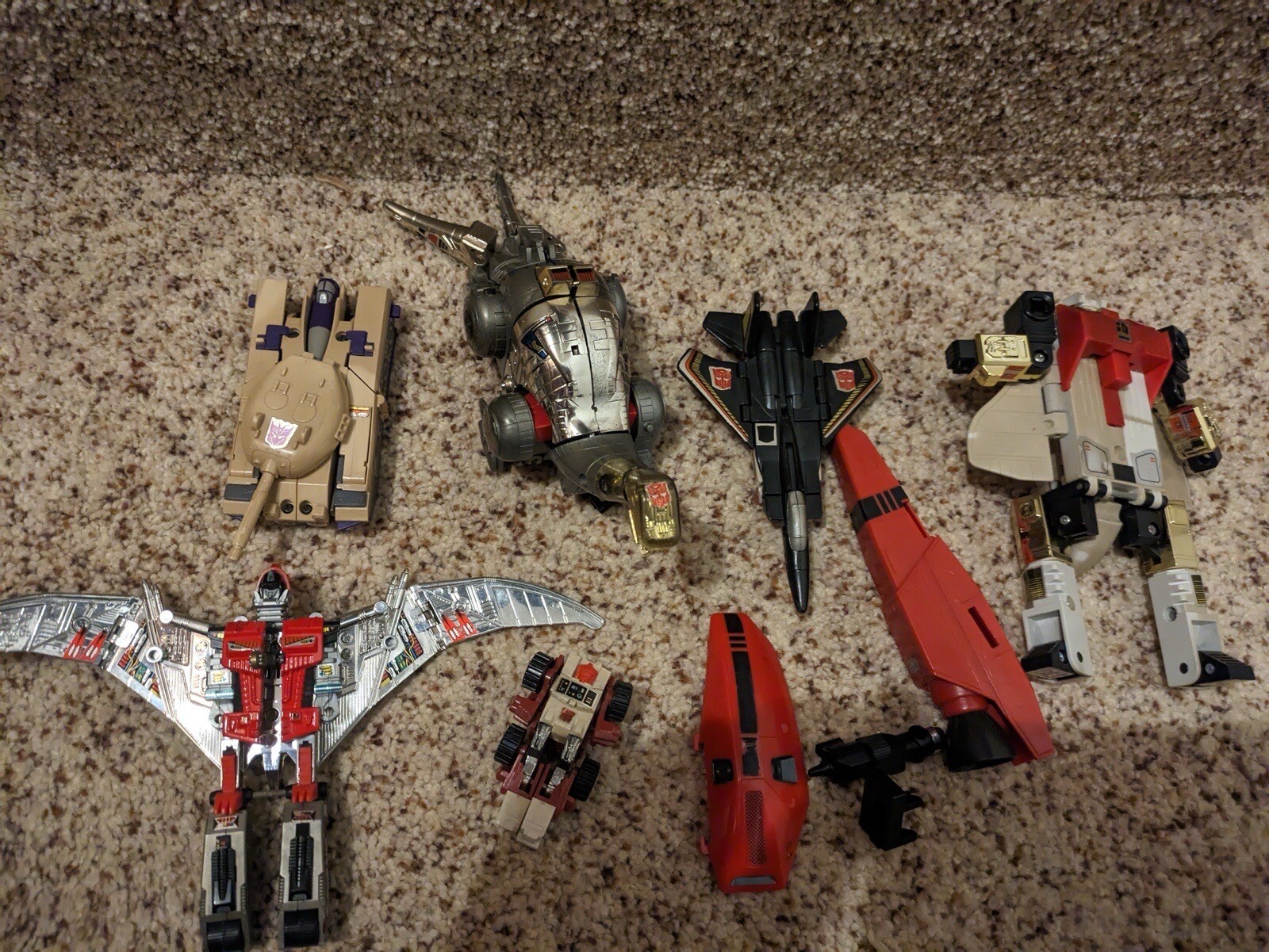G1 Dinobots Slag Swoop Sludge Jetfire Parts Asstd Large Transformers