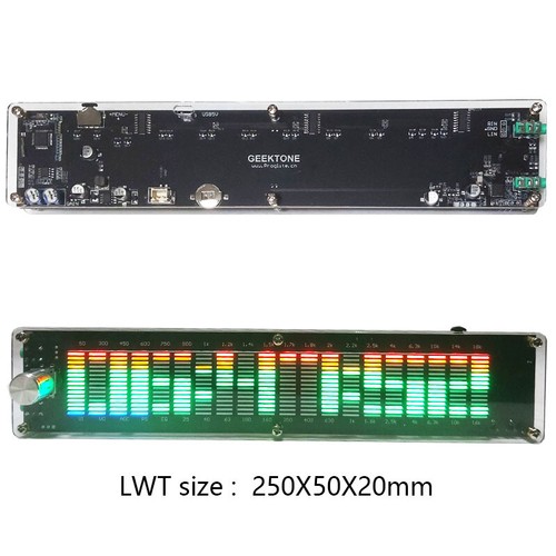 Stereo Music Spectrum Analyzer 20 Segment LED Level Display VU Meter Indicator - Picture 2 of 4