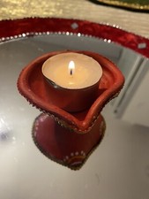 Mehndi Plate For Weddings ( Candle Not Included)