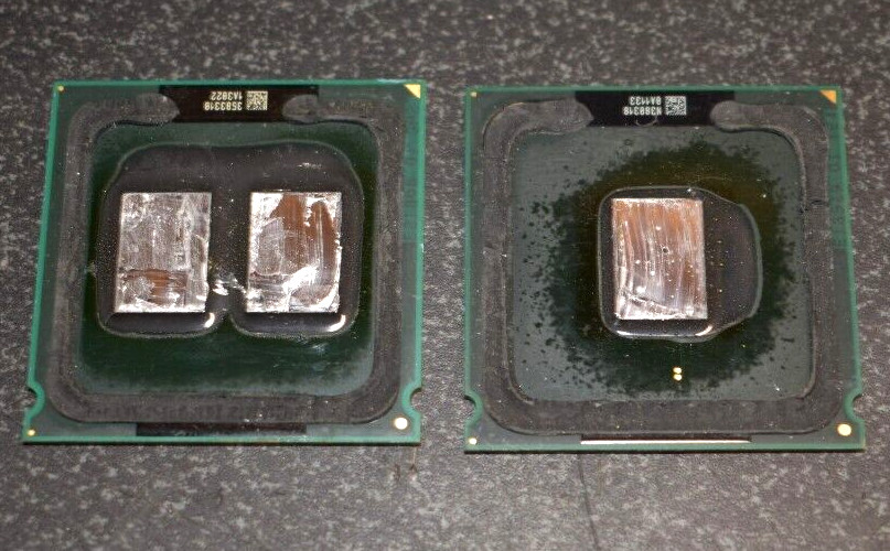 LOT 42 INTEL CPU chips 92 SQUARE INCH area board PCB+DIE scrap gold recovery R2D