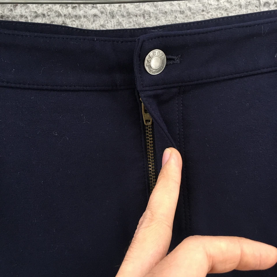 Talbots Jeggings Pants Womens Petite 10 (Actual 32X25.5) Blue Mid Rise Zip Fly - Image 3 of 4