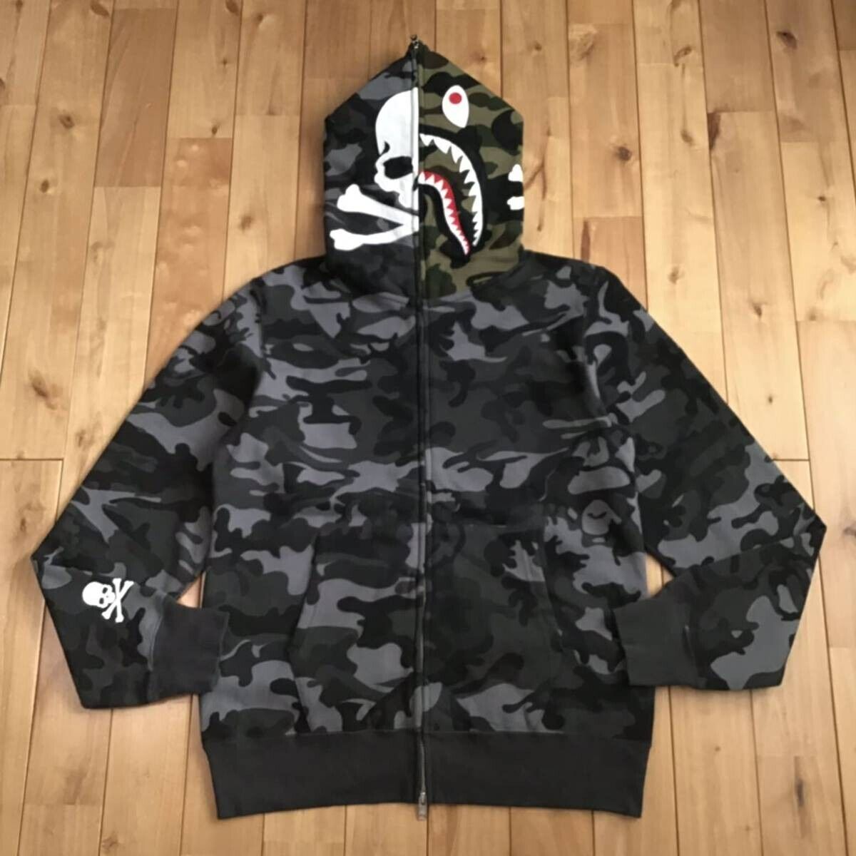 BAPE vs mastermind shark full zip hoodie a bathing ape MMJ BAPE vs mastermind shark full zip hoodie a bathing ape MMJ