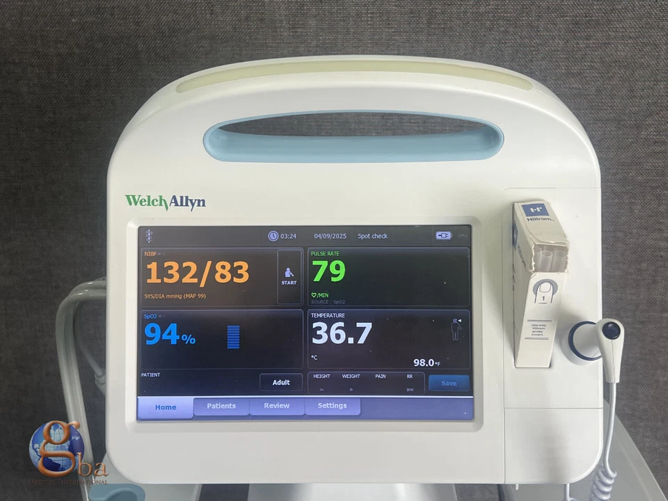Welch Allyn Connex 6000 Series Vital Signs Monitor 65NTXX w/ Stand & Accessories - Image 2 of 4