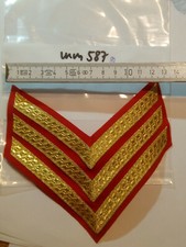 Abzeichen Winkel golden auf rot 1 St&uuml;ck (mm587)