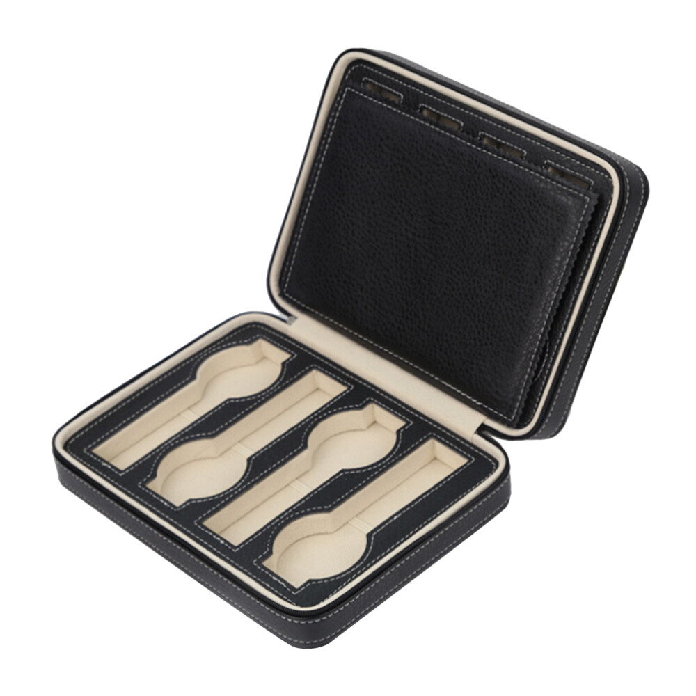 Watch Storage Box Watch Case Portable Zippered Watch Case Watch Display Box