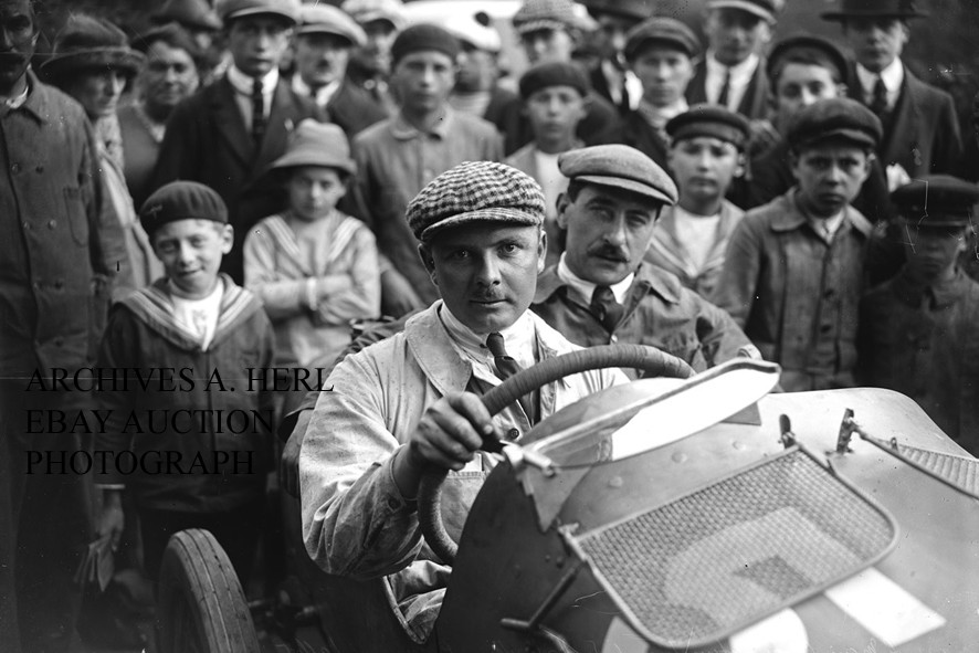 Vintage 1921 Talbot factory racer Albert Divo at French Grand Prix Le Mans photo