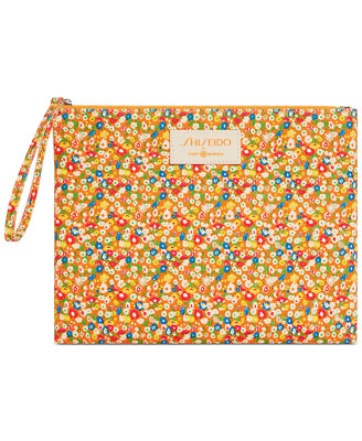 Shiseido by Tory Burch Limited Edition Wrist Bag Cosmetic Pouch NEW