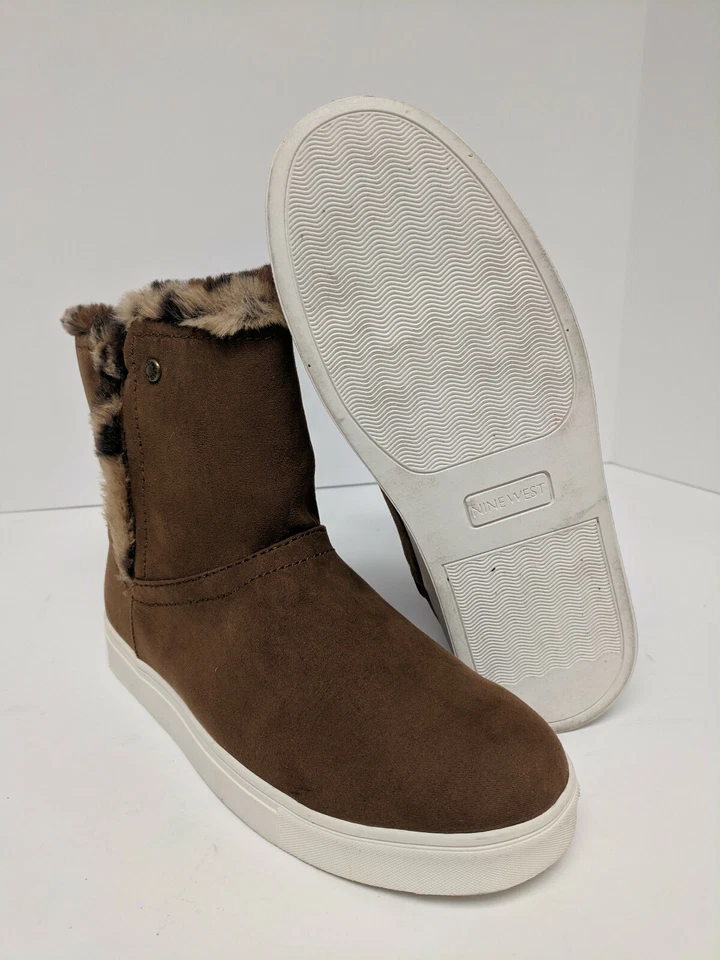 Botas de Invierno Nine West Tasha, Marrón, Niños Grandes 5 M Foto 2 de 4