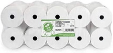 10 Rotoli Di Carta Termica CF per Registratori Di Cassa 80Mm X 80Metri, Foro12Mm