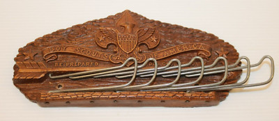 Vintage Boy Scouts of American 9'' Tie Rack Hanger
