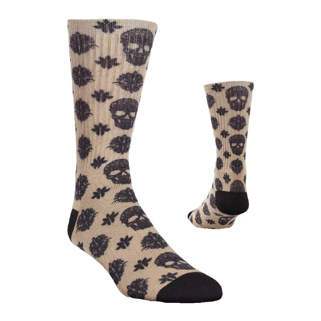 Novelty White K. Bell Socks for Men